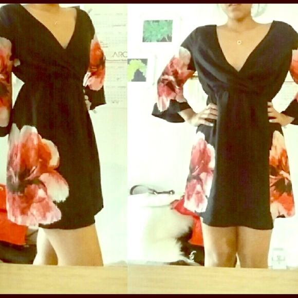 DONATED - Host Pic!  Floral Tunic or Mini Dress - Picture 2 of 3